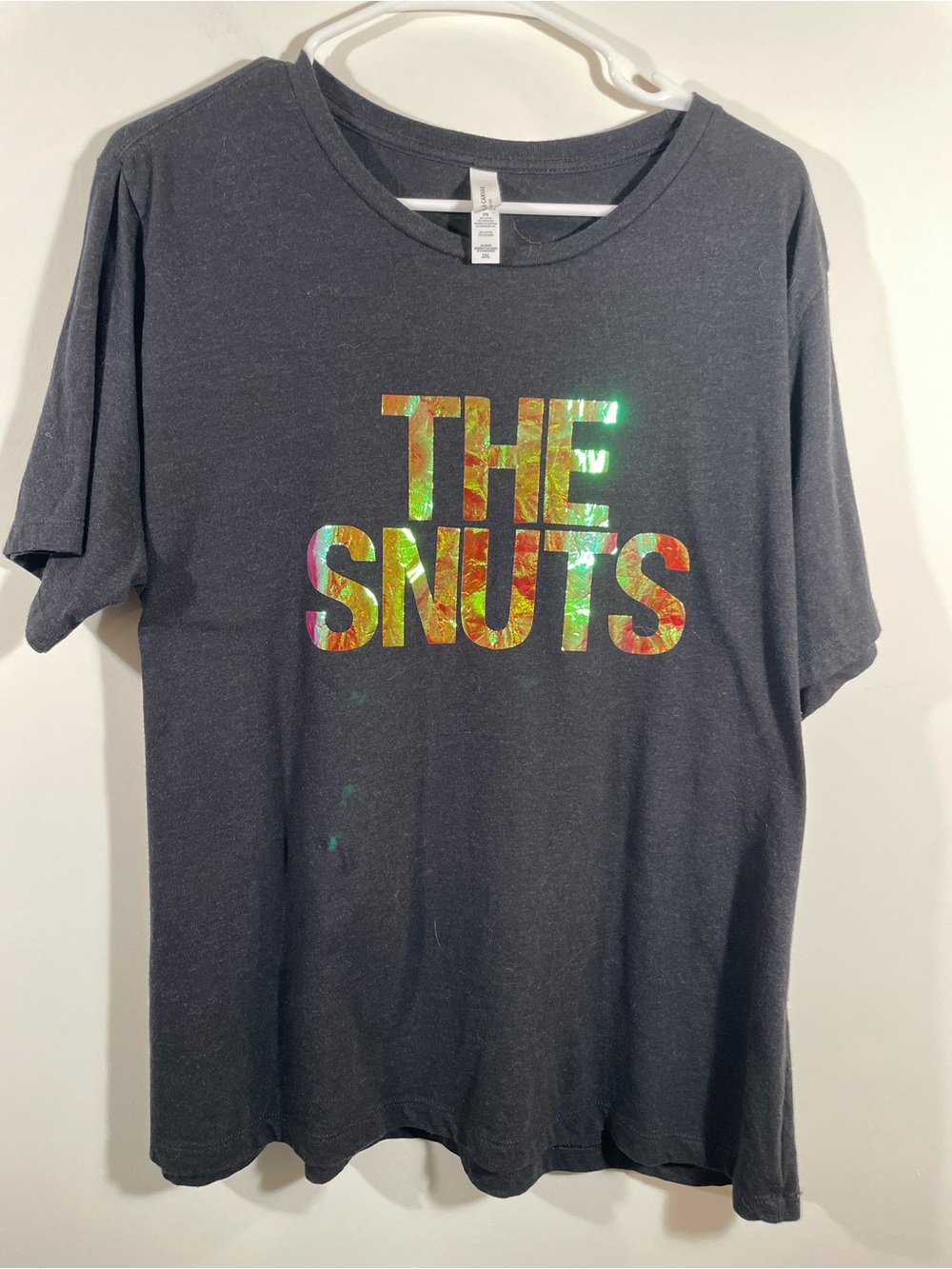 The Snuts band tshirt black crewneck with foil lettering 2XL
